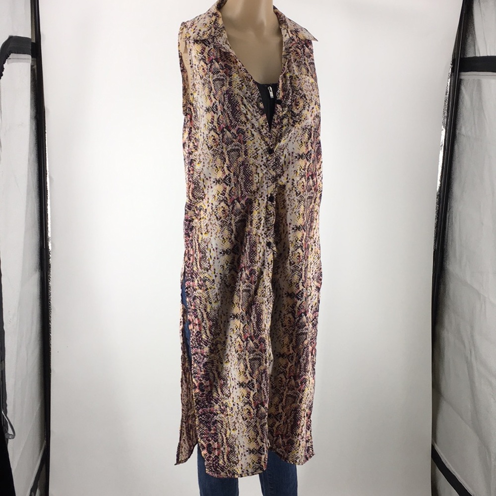 3/15 Snakeskin Print Dress (G2027)